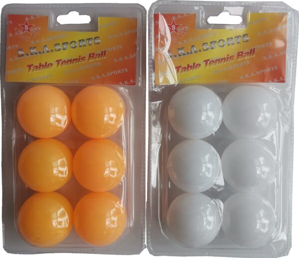 6pc table tennis ball with blister - Image 2