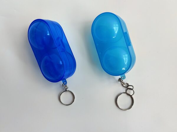 Table Tennis Ball Protective Case With Keychain