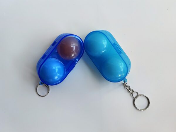 Table Tennis Ball Protective Case With Keychain - Image 2