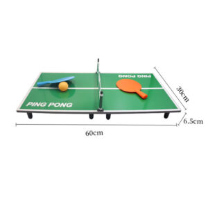 Mini Table Tennis Set for Kids(1 table, 2 bats, 1 ball and 1 post and net)